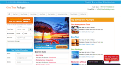 Desktop Screenshot of goatourpackages.net.in